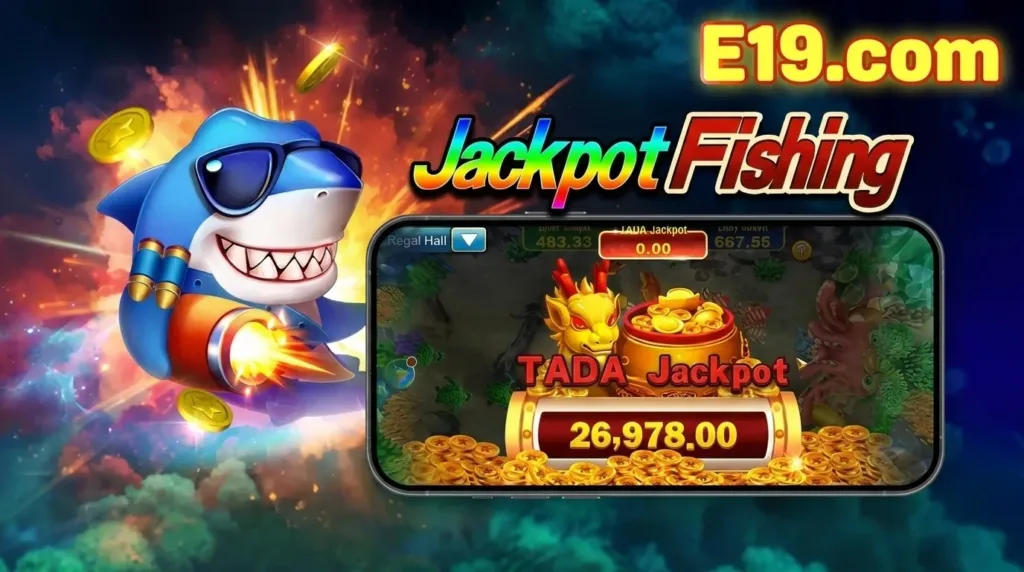 เกมยิงปลา Jackpot Fishing บน E19 ลุ้นแจ็กพอตสะสม